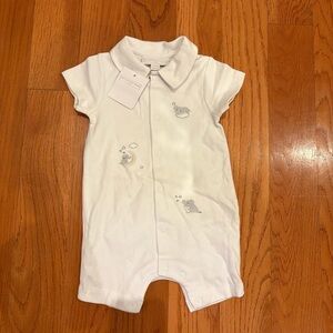 NWT The Little White Company Embroidered Shortie